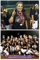Image: Congratulations to former Lady Gladiator and current Tennessee Tech Golden Eagle, Alyssa Richards, and to all her TTU teammates and coaches on becoming the 2015 Ohio Valley Conference (OVC) Softball Tournament Champions!!! TTU advances to the NCAA Tournament where they will face Auburn University in the first-round.